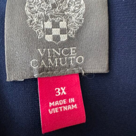 Vince Camuto Plus-Size Twist-Front Flared-Leg Jumpsuit Size 3X - Picture 10 of 10